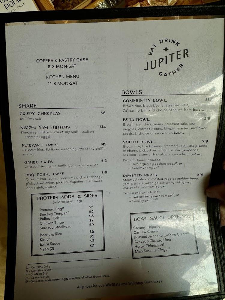 Jupiter Menu image 3